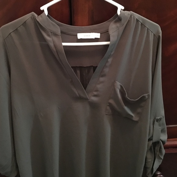 Lush hunter green tunic
