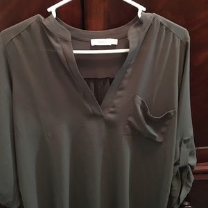 Lush hunter green tunic