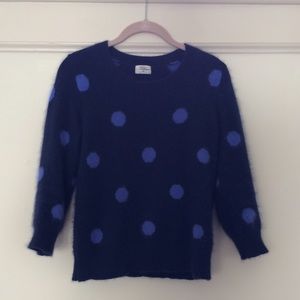 Madewell Wallace polka dot sweater