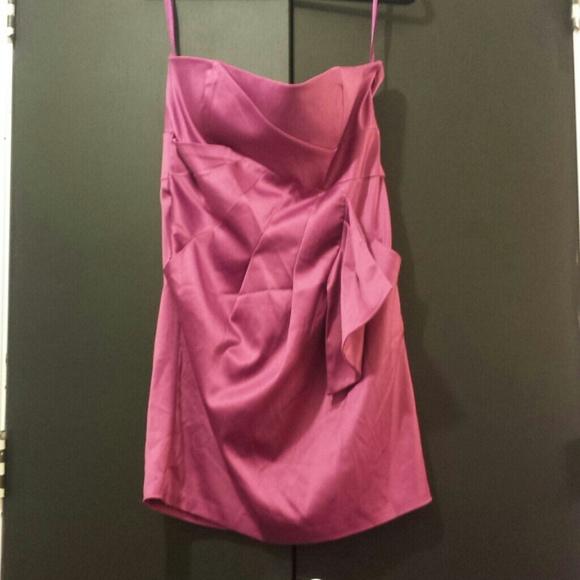 maxandcleo pink strapless dress