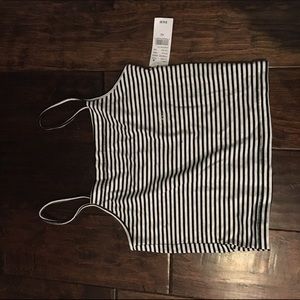 PACSUN NWT Striped Crop Tank