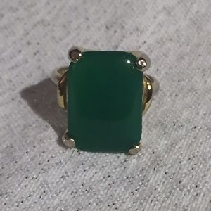 Faux Jade Estate Ring