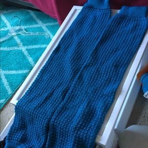AA Blue Leg Warmers