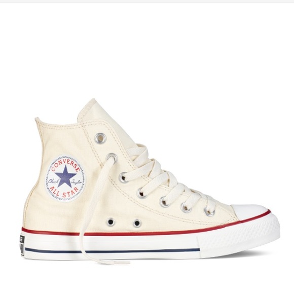 PRICE DROP❤️ Cream High Top Converse