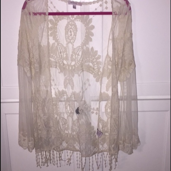 Tops - Crochet kimono