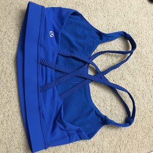 Lululemon energy bra baroque blue