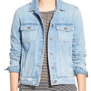 Distressed Oversize Denim Jacket