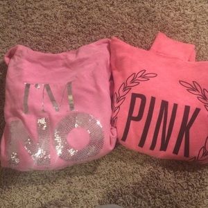 2 VS sweatshirts