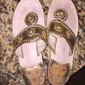 Jack Rogers Gold Sandal