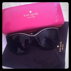 Kate Spade black cat eye sunglasses