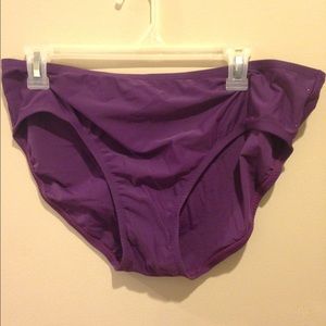 A purple bathing suit bottom