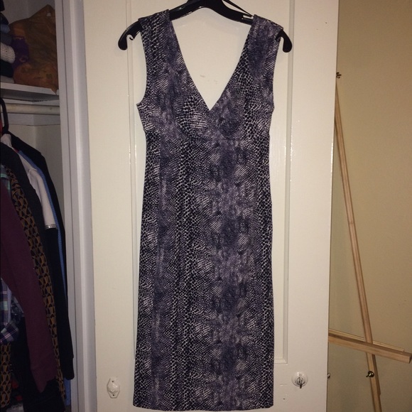 Animal Print Fitted Dress