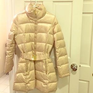 Laundry by Shelli Segal: Pearl Colored Down Jacket