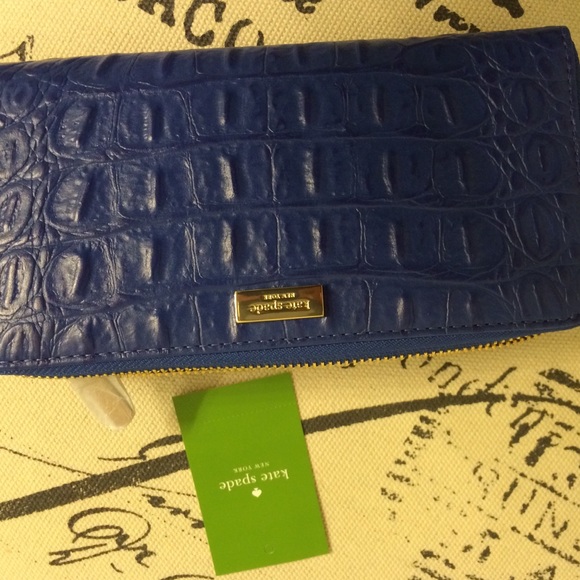 Kate Spade NY Cobalt-Neda Wallet Rialto Place NWT