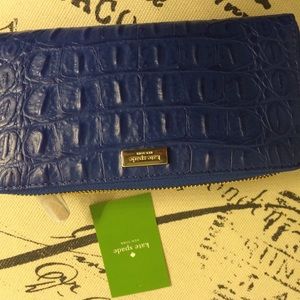 Kate Spade NY Cobalt-Neda Wallet Rialto Place NWT