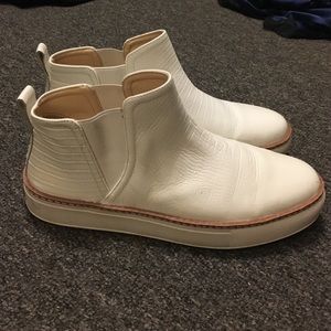 Zara Women's white leather shoes