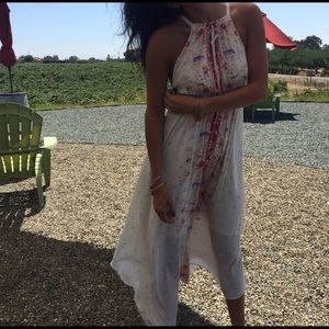 Free People 'caught in the moment' print maxi