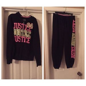 Girls Justice Jacket and Joggers