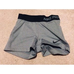 Nike pro dri fit spandex shorts