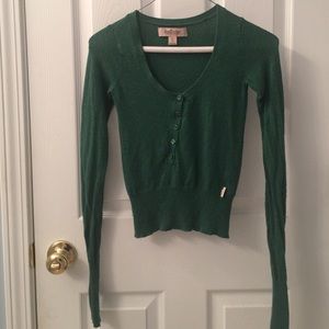 Green Hollister Sweater