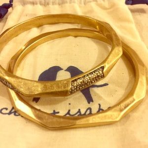 Chloe and Isabel Geovista Pave Bangle Set 🎉