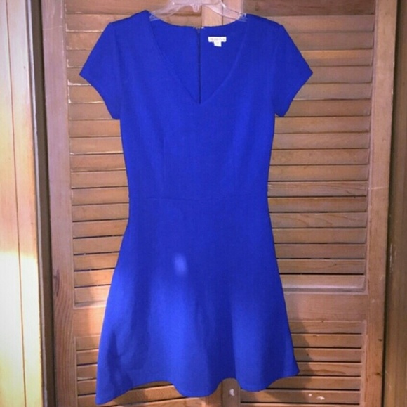 Cobalt Blue A-line Dress