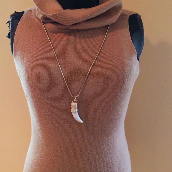 Arden B Carmel color turtleneck cowl neck