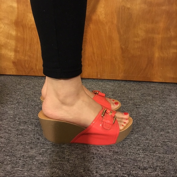 High heeled sandals