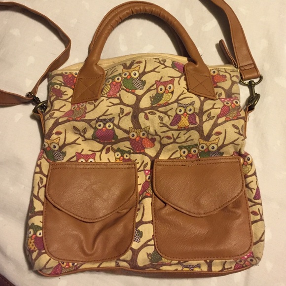Small Owl cross body bag