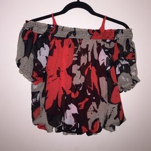 Guess Flowy Chiffon Top