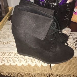 wedge booties