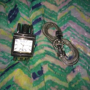 Premier Designs jewelry watch & bracelet