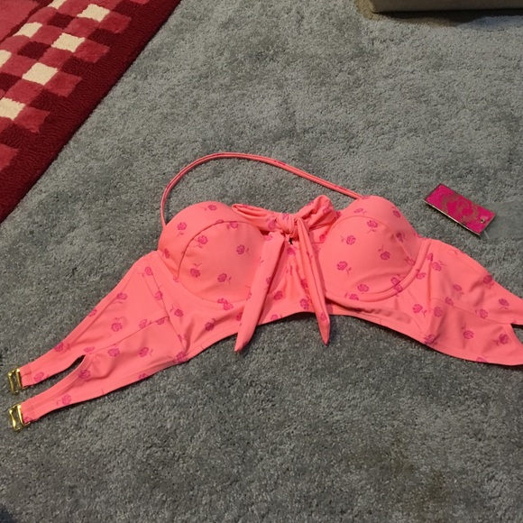 Candie's Other - NWT Candies peach swim top