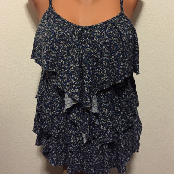 Forever 21 Tops - XXI Floral Spaghetti Strap Tank