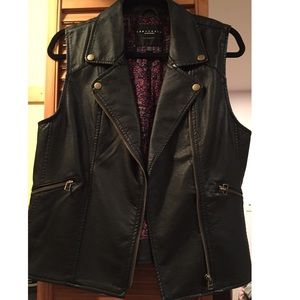 REDUCED!!! Faux Leather Vest !!!