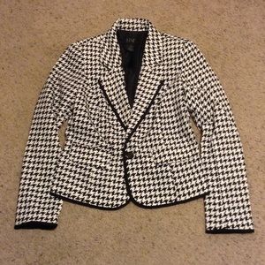 Houndstooth blazer