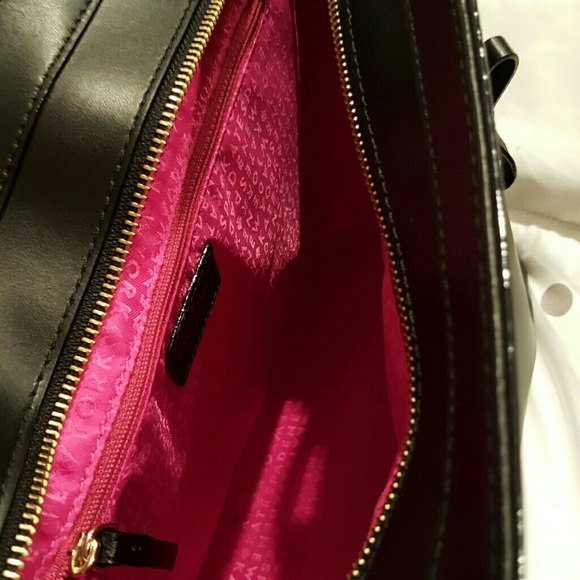 Black & hot pink Kate Spade shoulder bag! - Picture 2 of 6