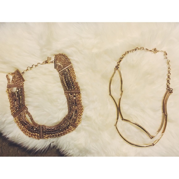 Set of 2 BCBG Statement Necklaces - plus bonus
