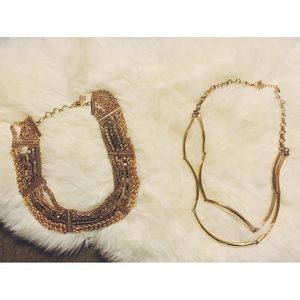 Set of 2 BCBG Statement Necklaces - plus bonus