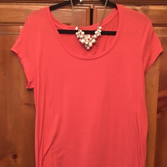 Darling T-shirt Dress in Coral 🌺