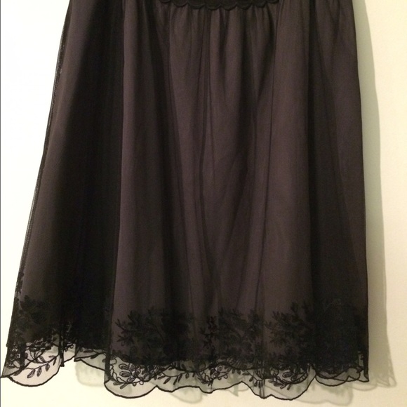 Garnet Hill 3 tier Pleated Skirt
