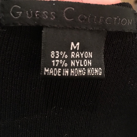 GUESS COLLECTION BLACK DRESS. BODY FITTING SIZE M - Picture 4 of 4