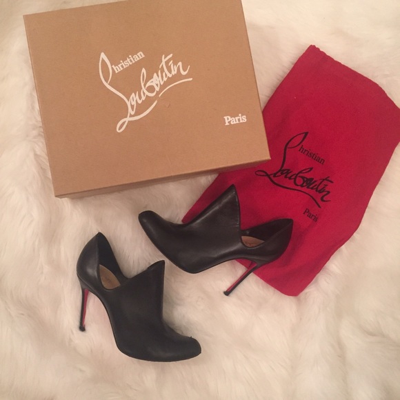 Christian Louboutin Black Ankle Boot Bootie