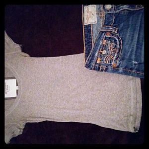 Abercrombie & Fitch shirt & Big Star Jeans