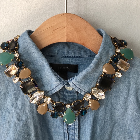 J. Crew Jewelry - JCrew Jeweled Statement Neck