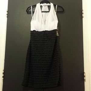 Black and white dress