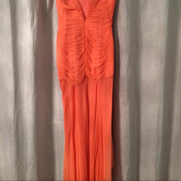 Cache luxe silk evening dress - Picture 3 of 4