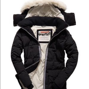 New Women's Superdry Dust Storm Jacket Navy