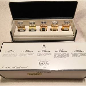 chanel fragrance wardrobe miniature gift set
