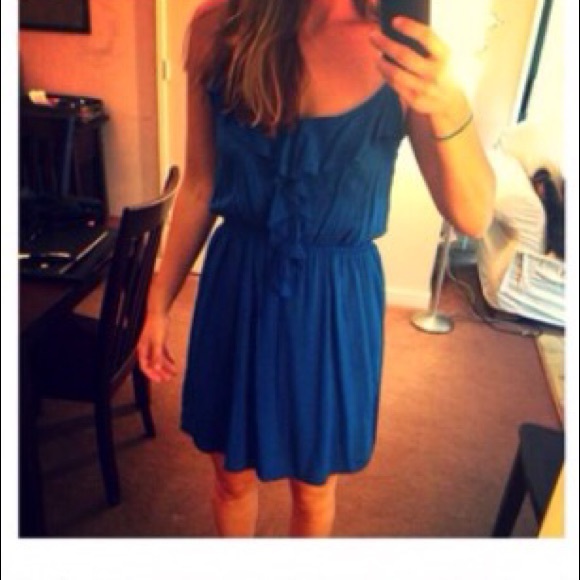 blue summer dress